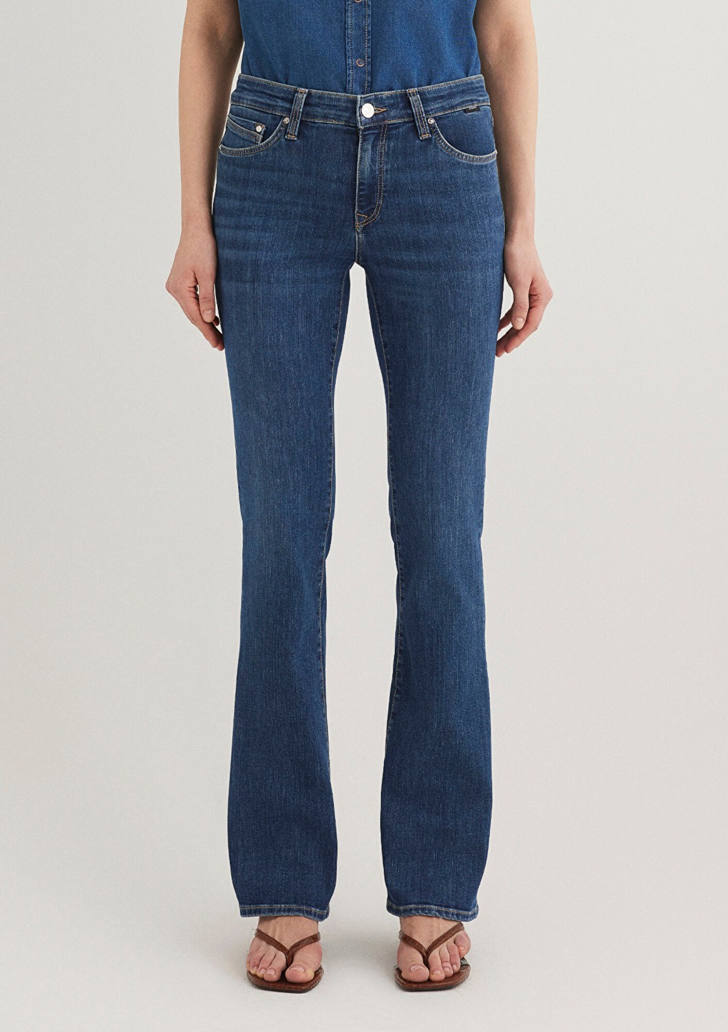 Mavi Molly Everyday Vintage Koyu Mavi Jean Pantolon 1013683047 görsel 3