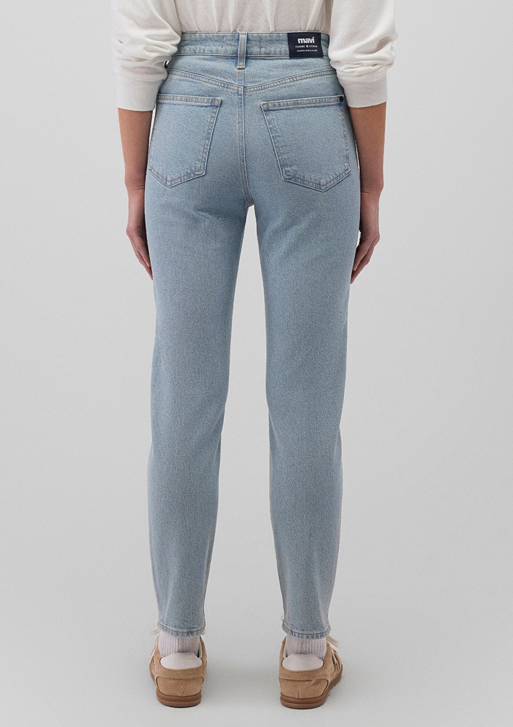 Mavi Star Classic Denim Buz Mavi Jean Pantolon 101077-87792 görsel 4