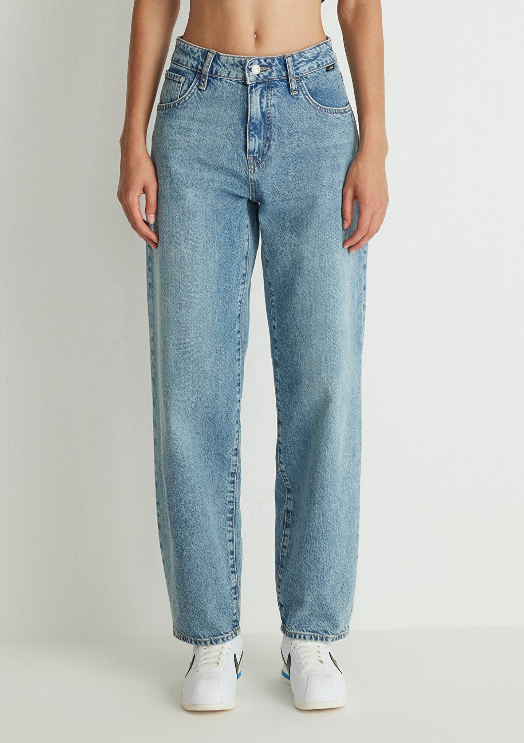 Mavi Leila Real Blue Indigo Mavisi Jean Pantolon 1010600-87776 görsel 5