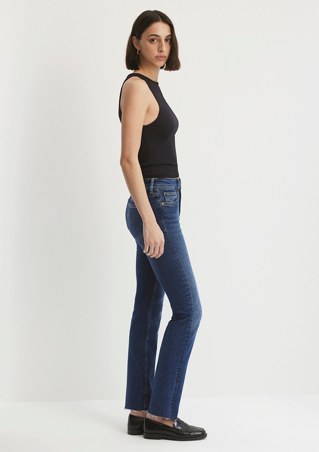 Mavi Maria Gold Shape Koyu Mavi Jean Pantolon 101225-80680 görsel 3