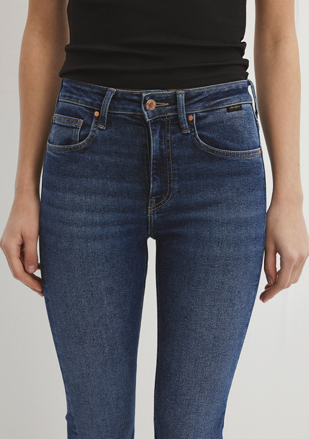 Mavi Maria Gold Shape Koyu Mavi Jean Pantolon 101225-80680 görsel 5