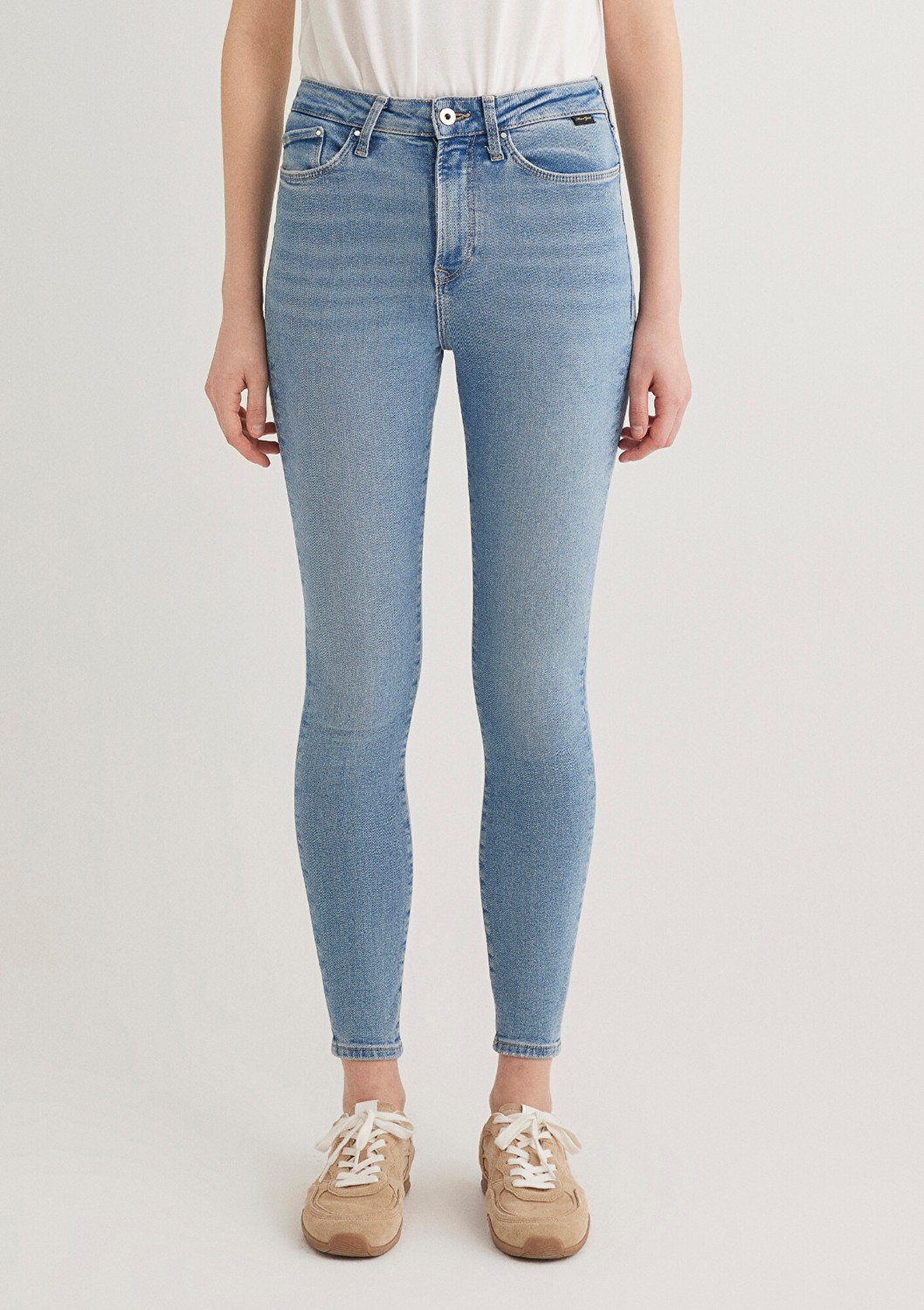 Mavi Serenay Gold Shape Puslu Indigo Mavisi Jean Pantolon 100980-80533 görsel 3