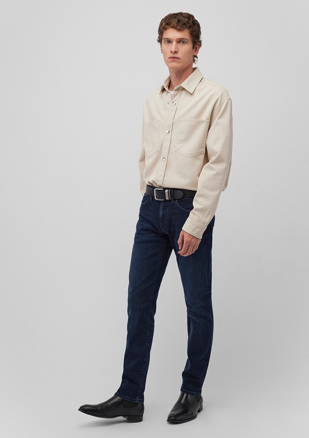Mavi Marcus Premium Blue Mürekkep Mavisi Jean Pantolon 0035187841 görsel 2