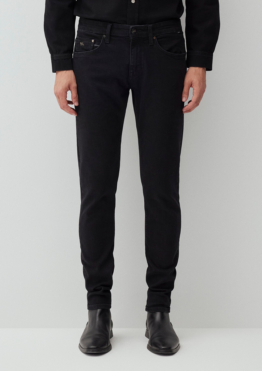 Mavi James Lux Black Antrasit Jean Pantolon 0042487866 görsel 4