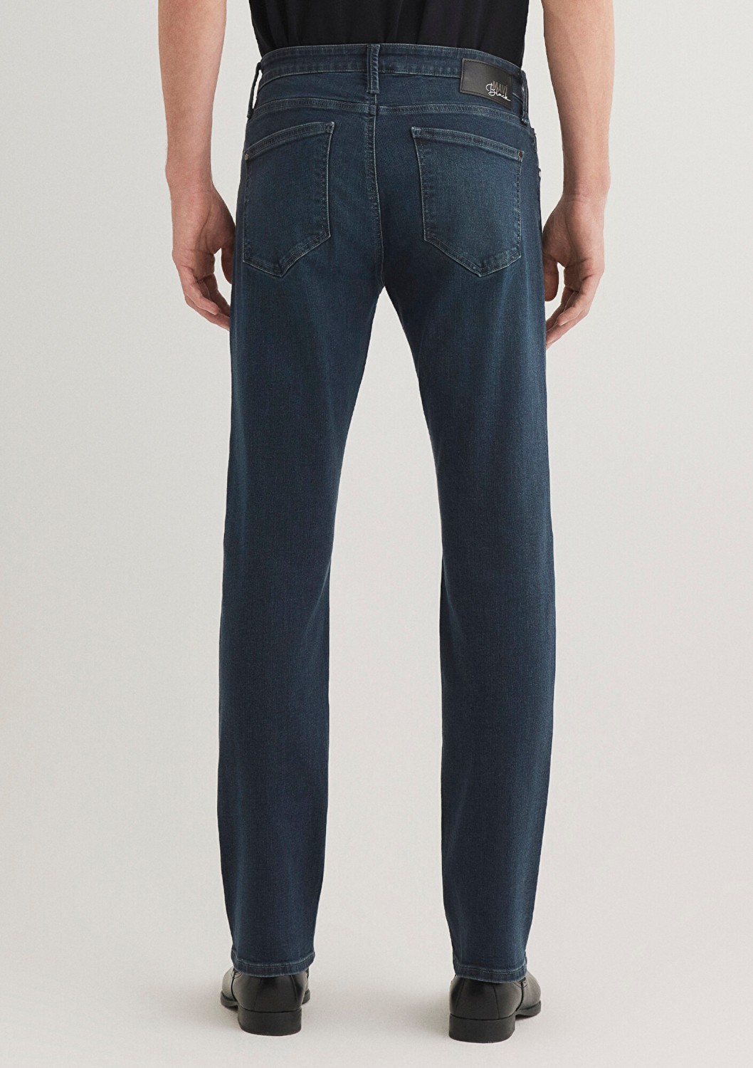 Mavi Marcus Lux Black Puslu Koyu Mavi Jean Pantolon 0035189351 görsel 5
