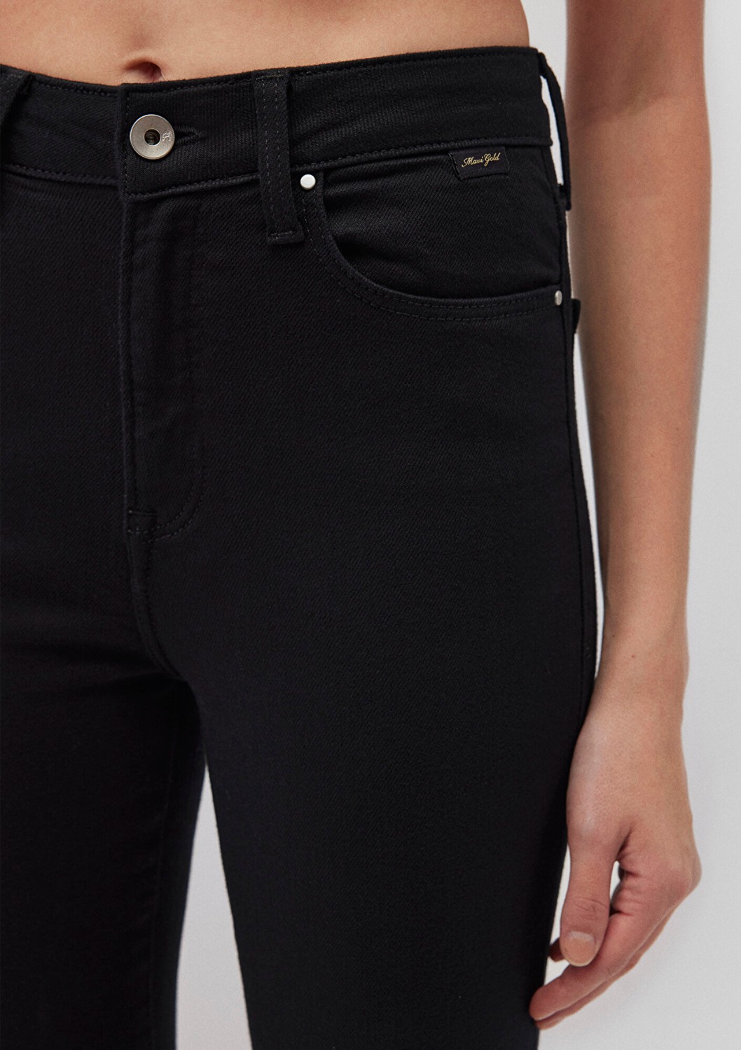 Mavi Serenay Gold Shape Siyah Jean Pantolon 100980-35248 görsel 5