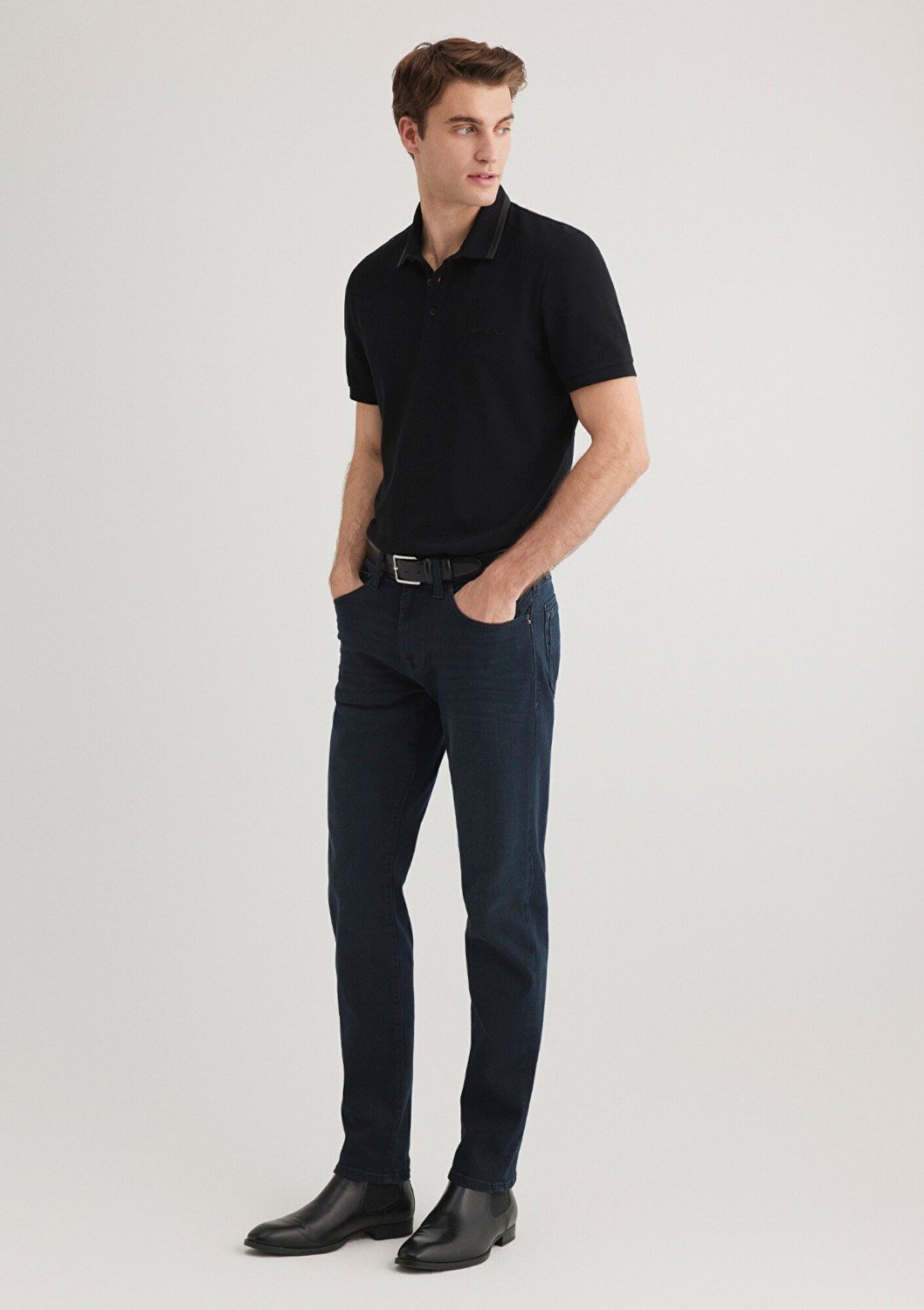Mavi Jake Mavi Black Puslu Gece Mavisi Jean Pantolon 0042227245 görsel 2