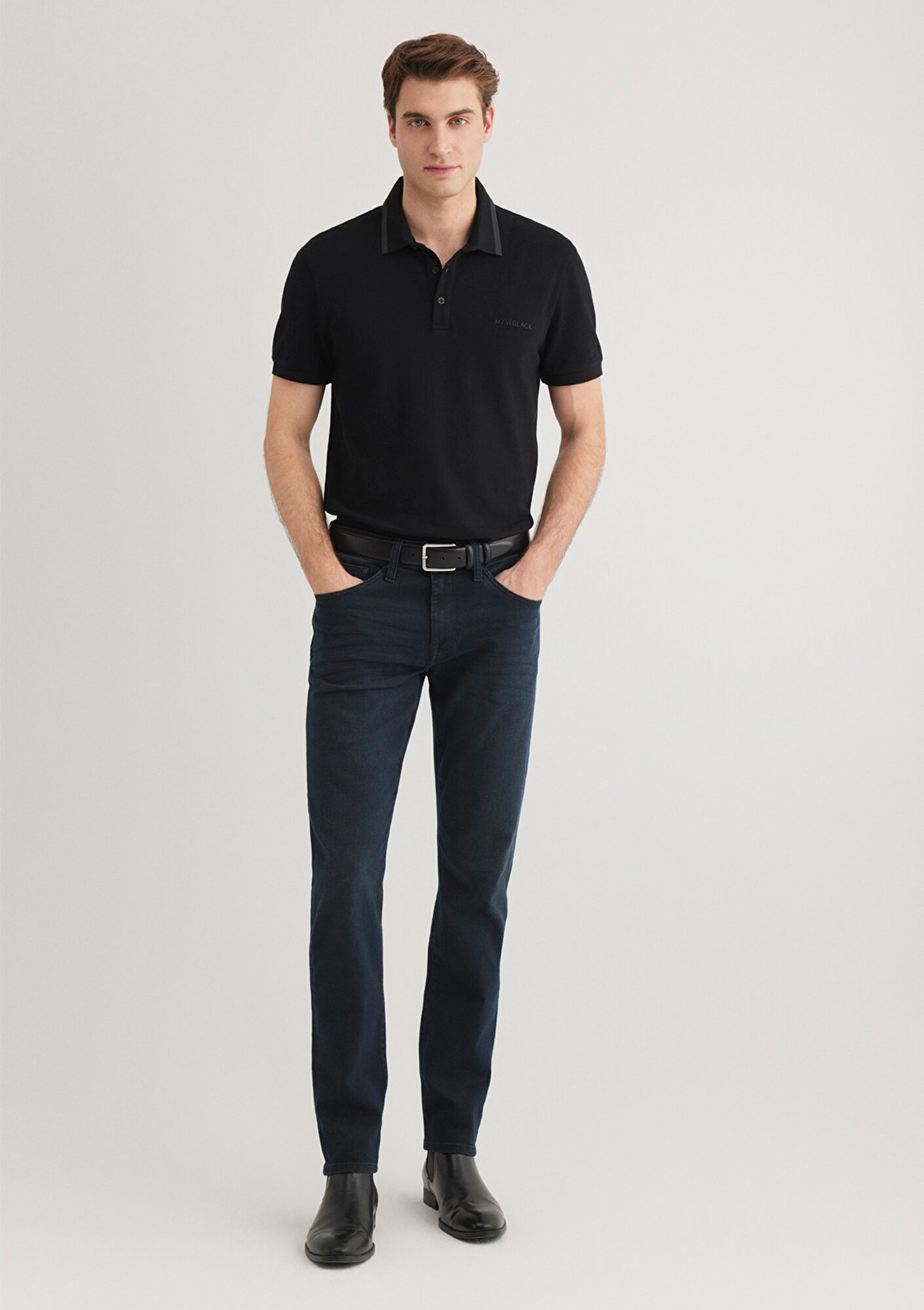 Mavi Jake Mavi Black Puslu Gece Mavisi Jean Pantolon 0042227245 görsel 3
