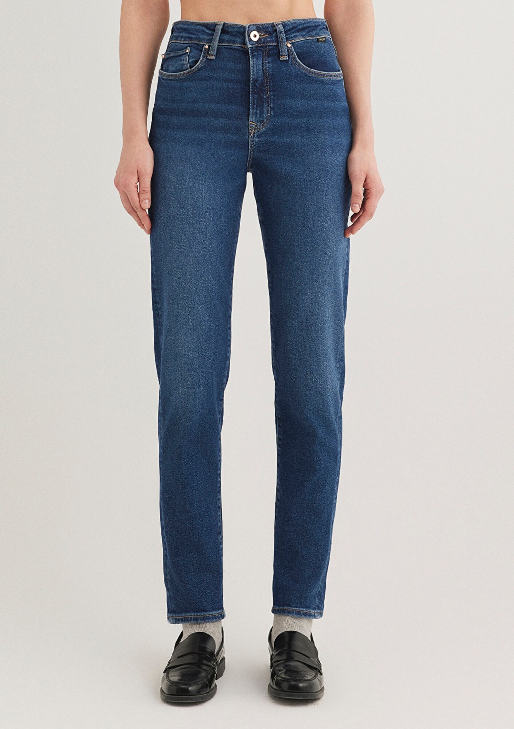 Mavi Cindy Gold Shape Koyu Mavi Jean Pantolon 100277-33687 görsel 5