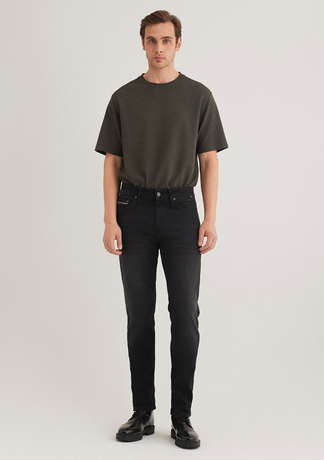 Mavi Jake Mavi Premium Koyu Gri Jean Pantolon 0042218775 görsel 2