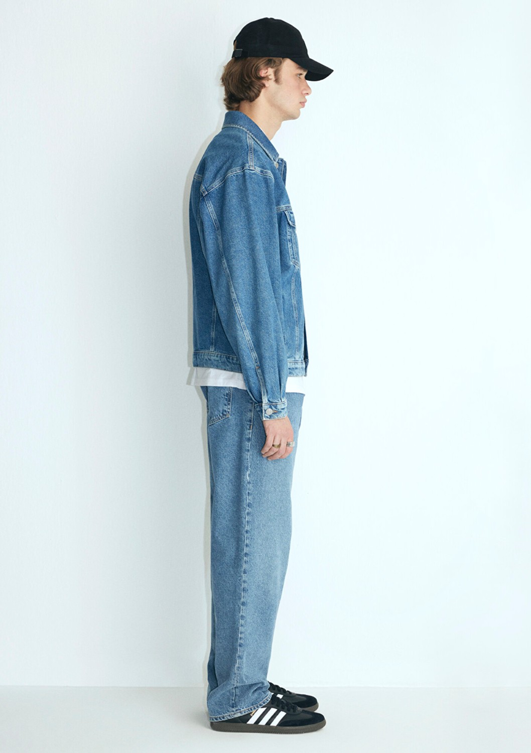 Mavi Ryan 90lar İndigo Mavisi Jean Ceket Erkek Cepli Normal Kesim 2XL Uzun Kol görsel 5
