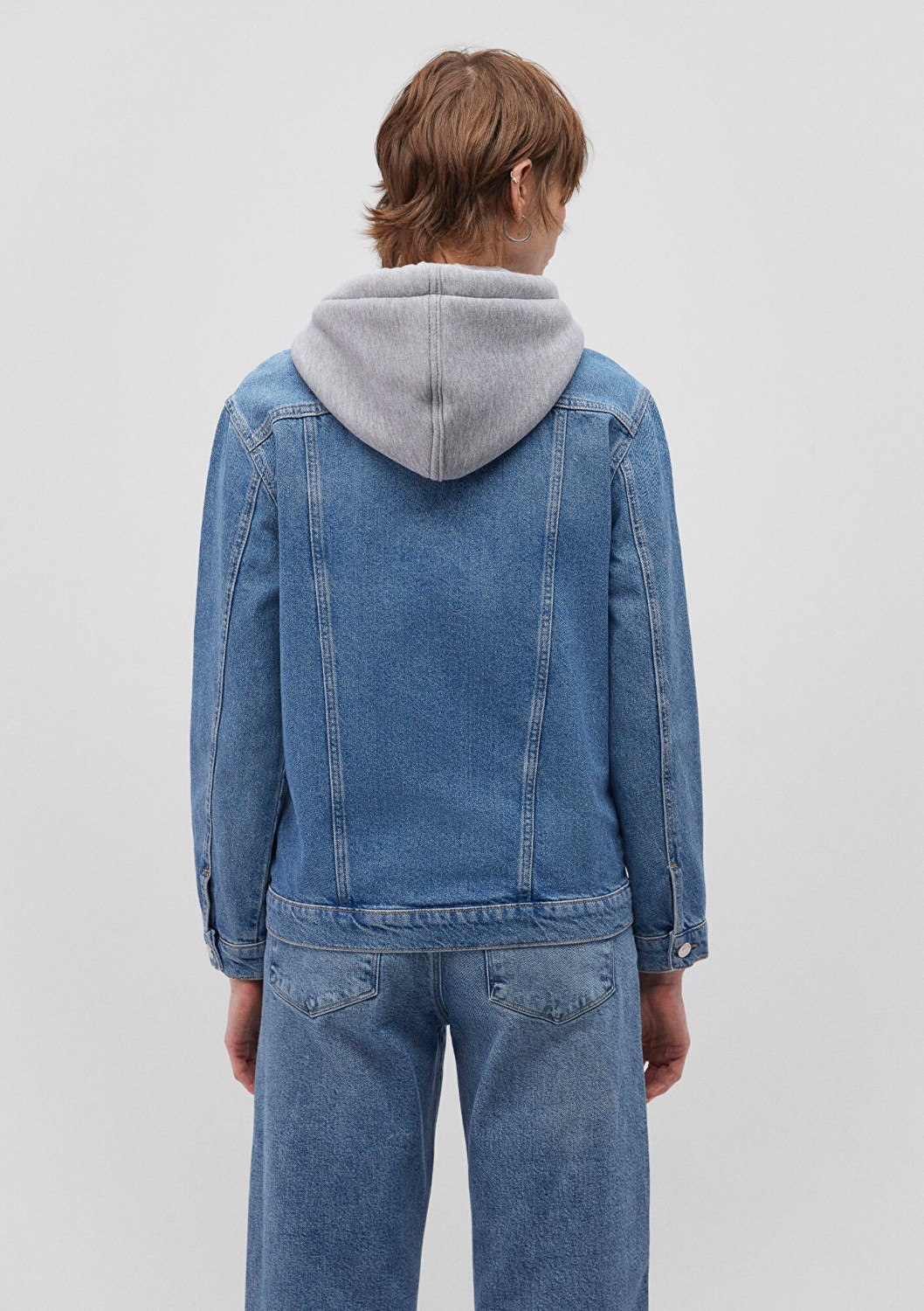 Mavi Karla 90lar Indigo Mavisi Jean Ceket 110154-85296 görsel 5