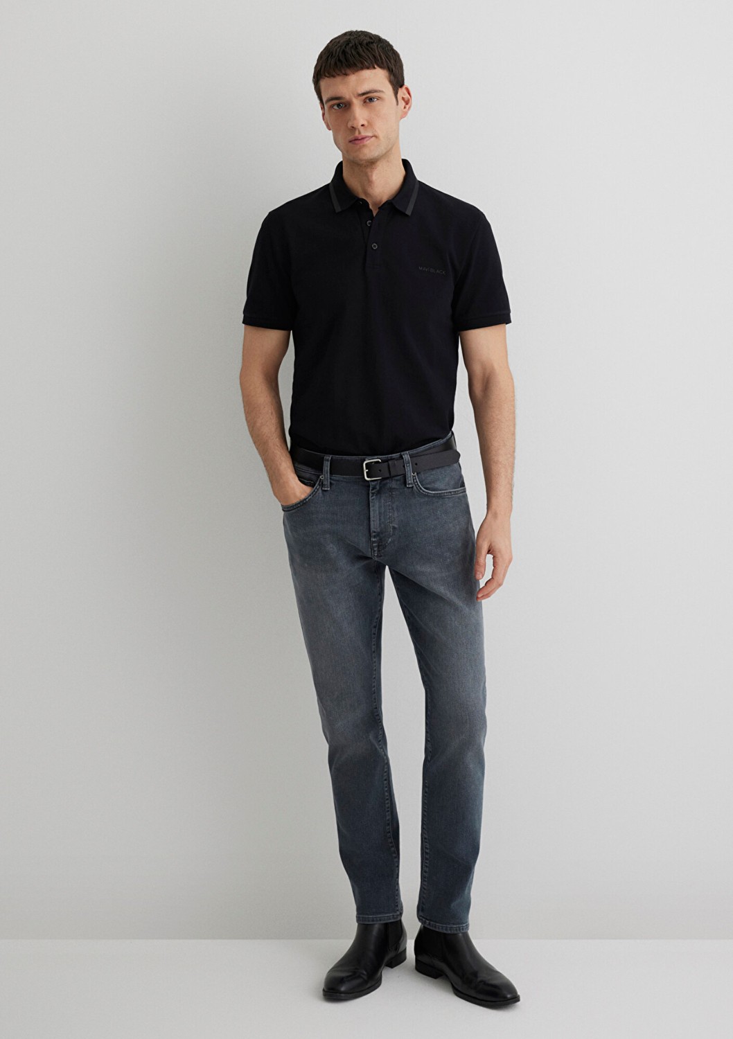 Mavi Marcus Mavi Black Puslu Vintage Gri Smoke Jean Pantolon 0035189345