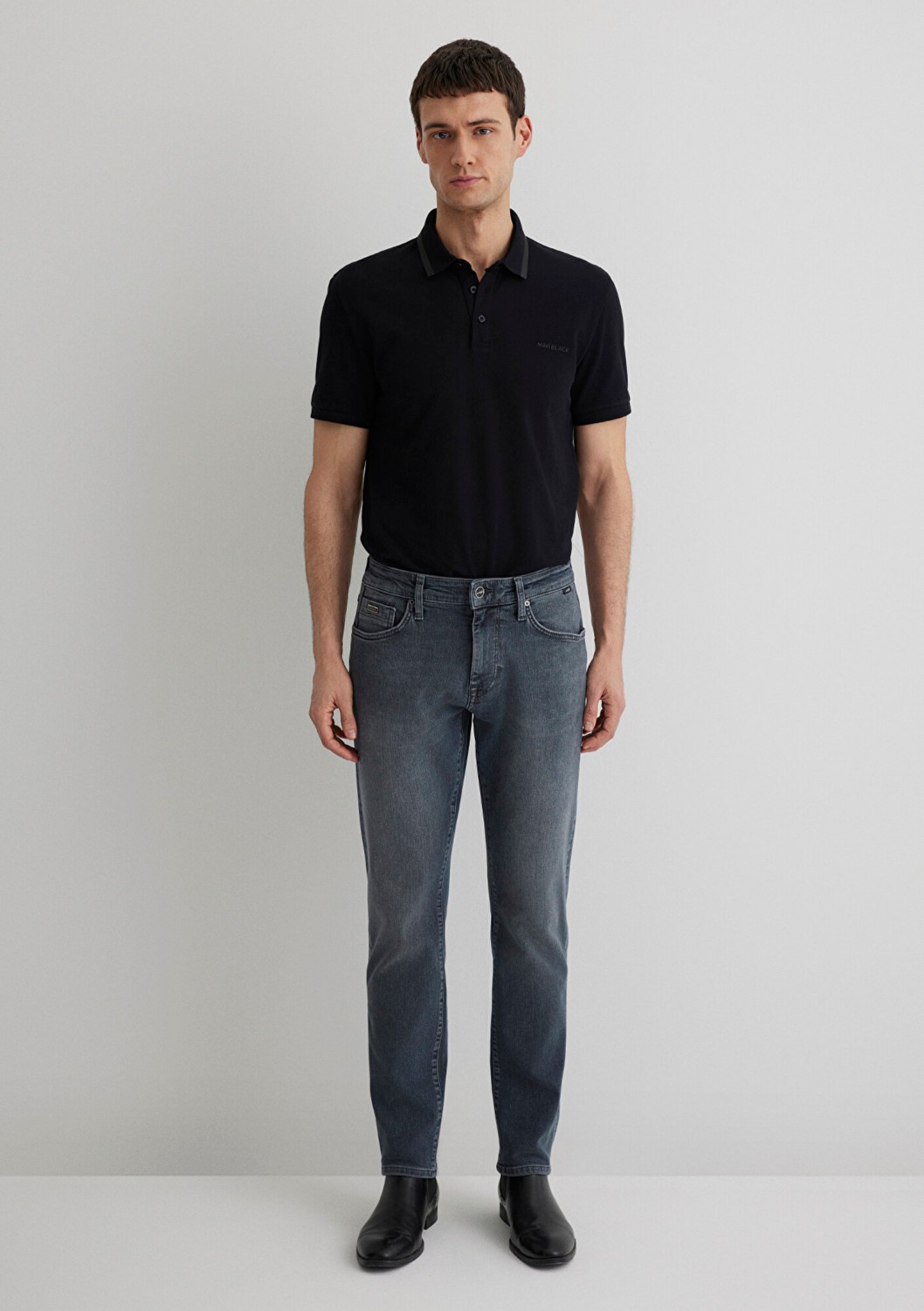 Mavi Marcus Mavi Black Puslu Vintage Gri Smoke Jean Pantolon 0035189345 görsel 4