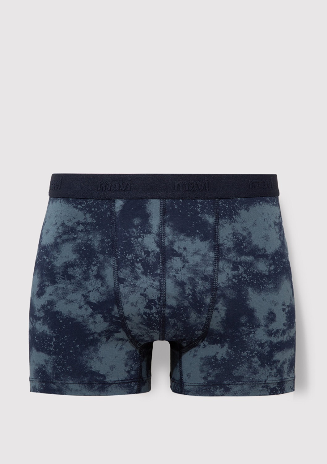 Mavi Batik Desenli Lacivert Boxer 092664-34340