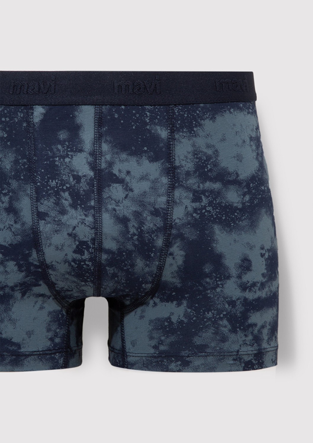 Mavi Batik Desenli Lacivert Boxer 092664-34340 görsel 2