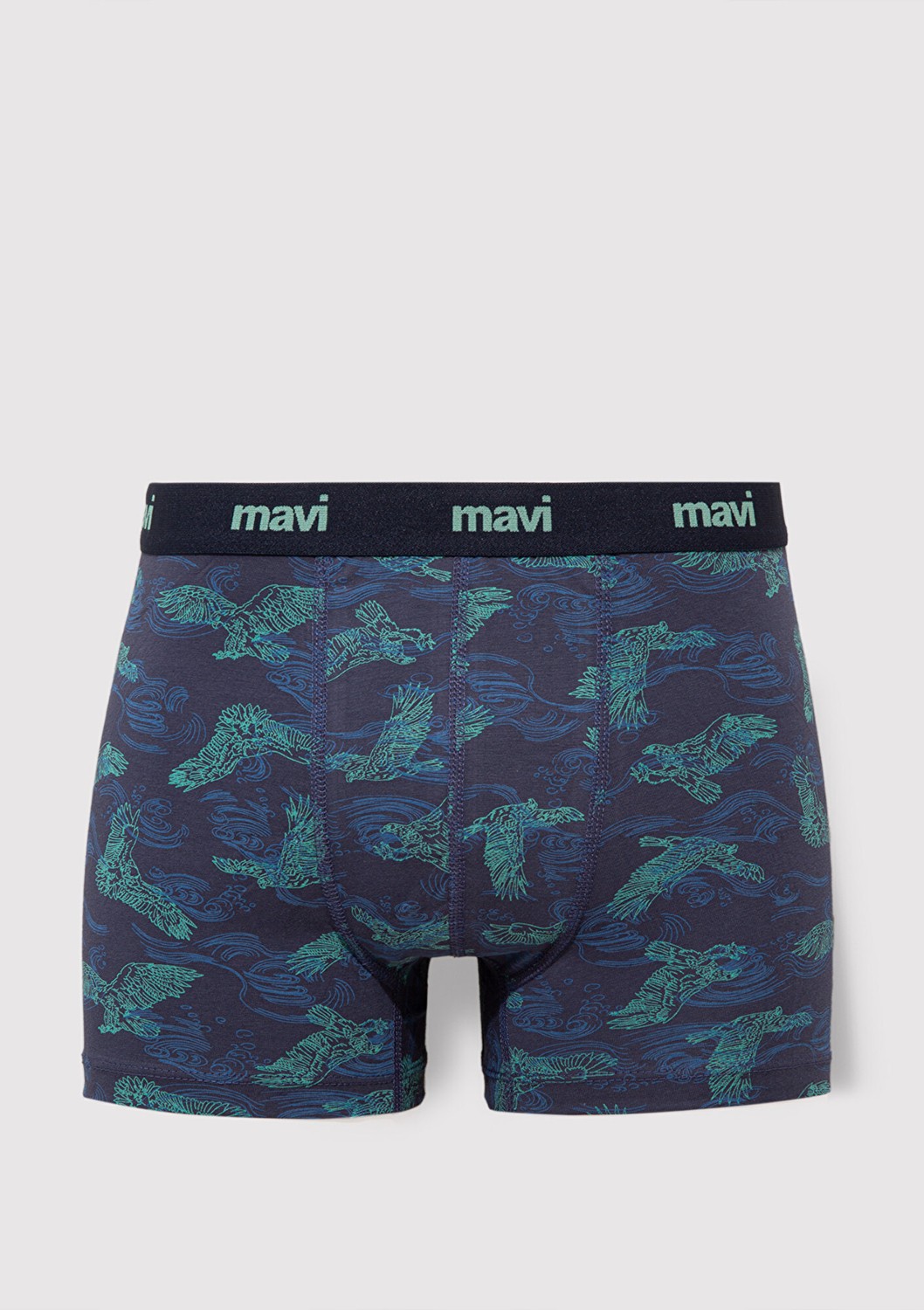 Mavi Kartal Baskılı Lacivert Boxer 092434-33482