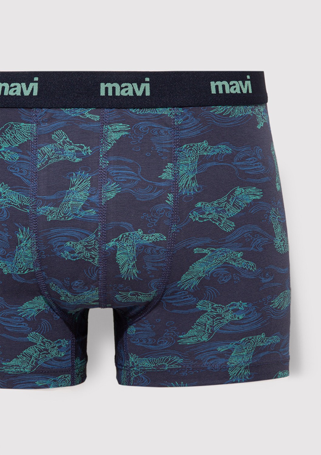 Mavi Kartal Baskılı Lacivert Boxer 092434-33482 görsel 2