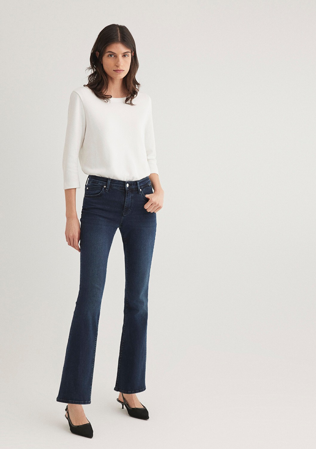 Mavi Molly Everyday Puslu Mürekkep Mavisi Jean Pantolon 1013683048 görsel 2