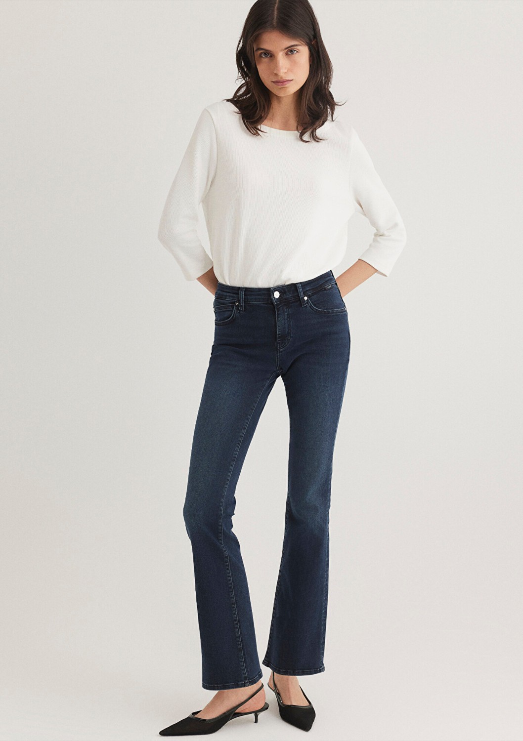 Mavi Molly Everyday Puslu Mürekkep Mavisi Jean Pantolon 1013683048 görsel 3