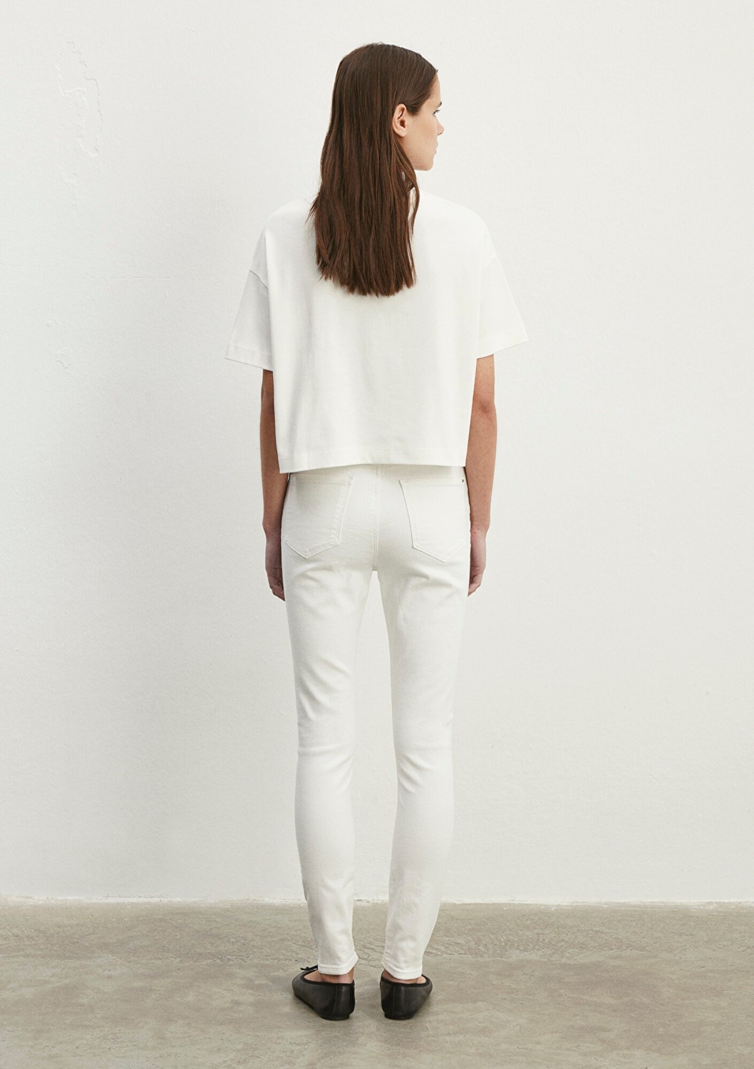 Mavi Serenay Gold Shape Beyaz Jean Pantolon 100980-83673 görsel 5