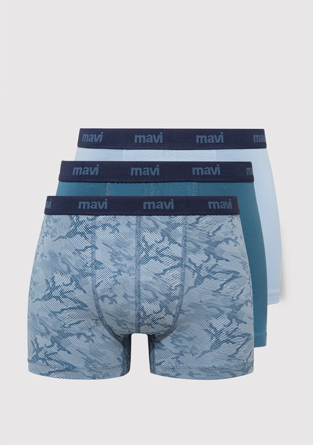 Mavi 3lü Mavi Boxer 0910615-83077 görsel 2