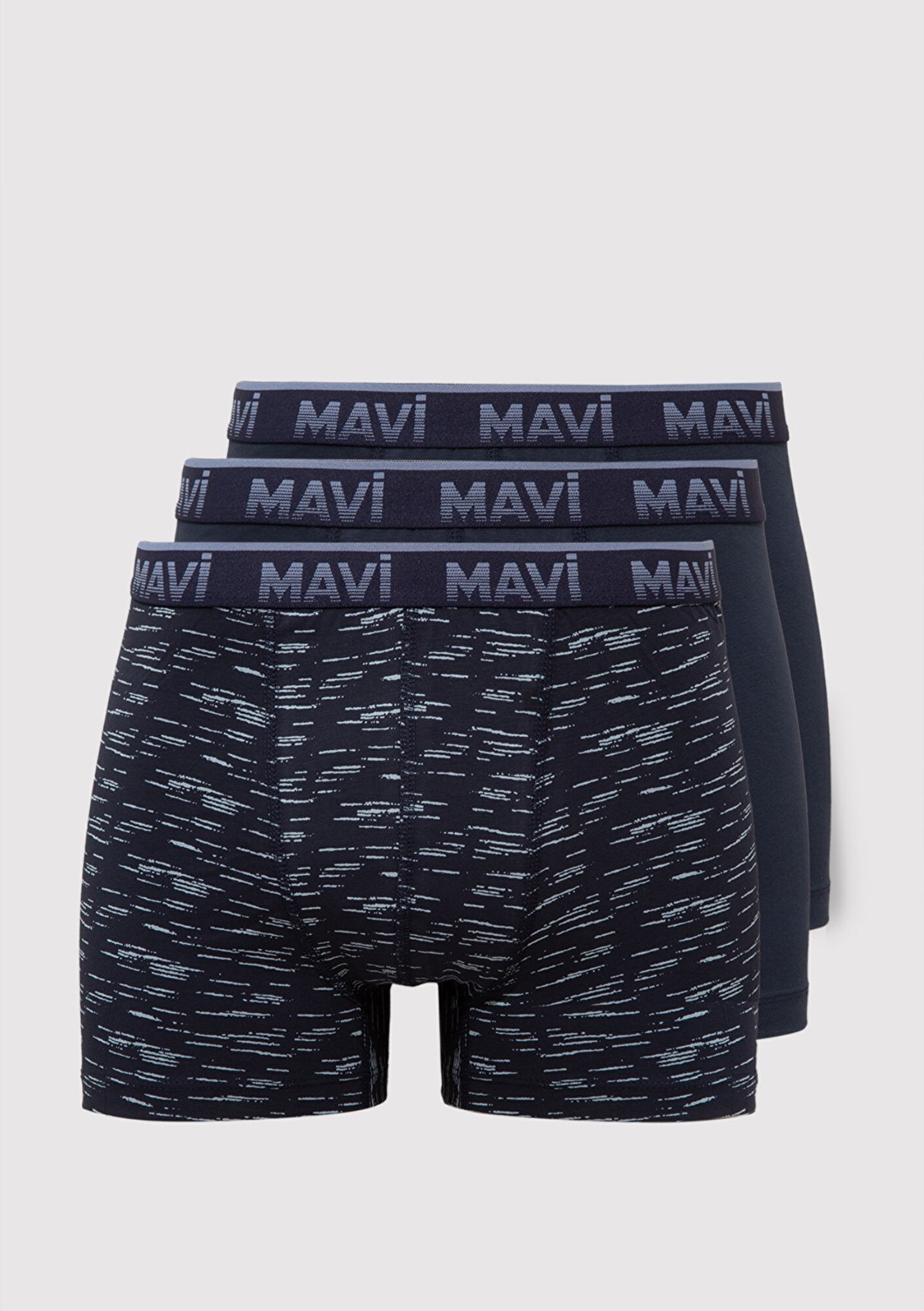 Mavi 3lü Lacivert Boxer 0910612-83097