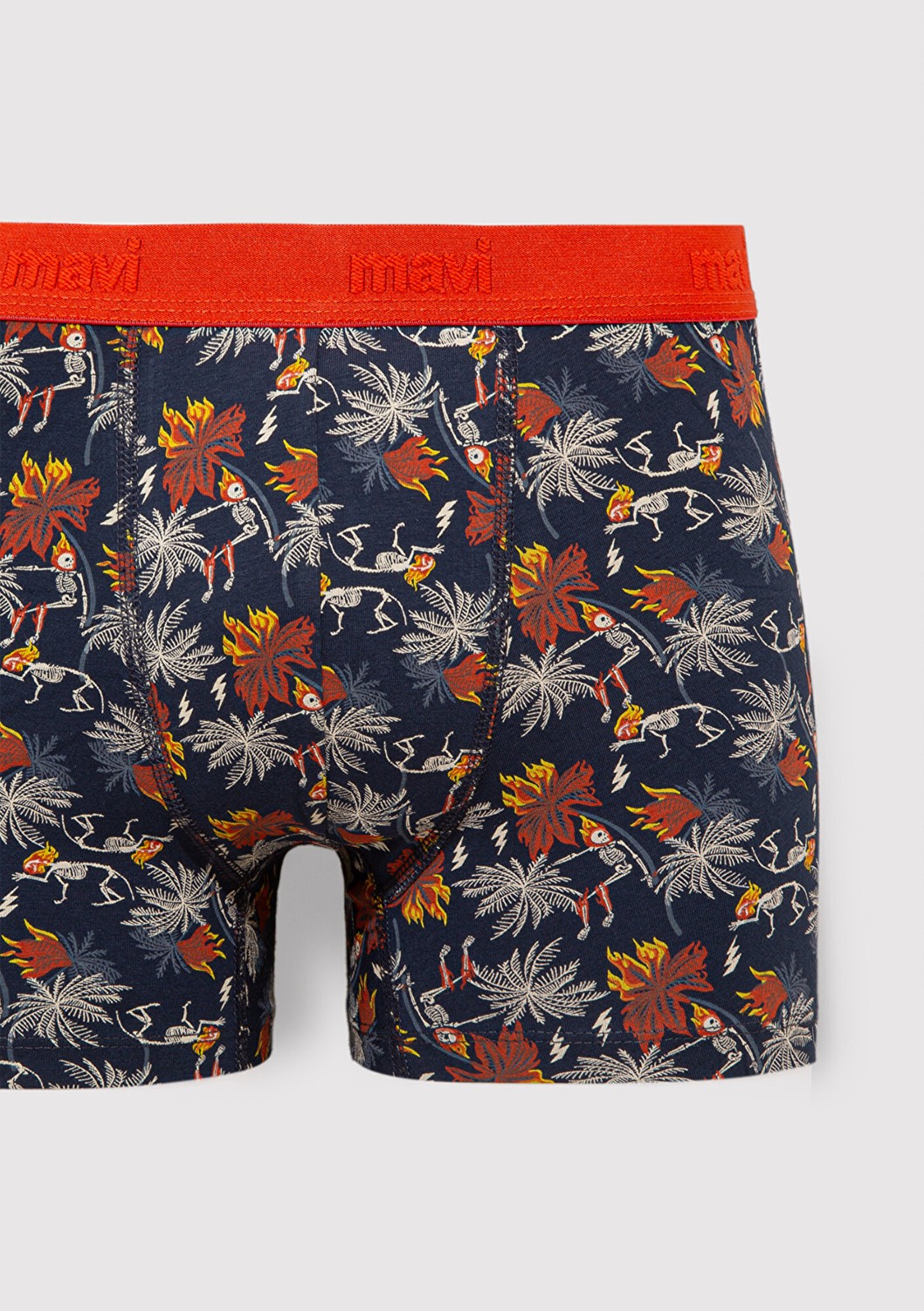 Mavi Baskılı Lacivert Boxer 092655-85585 görsel 2