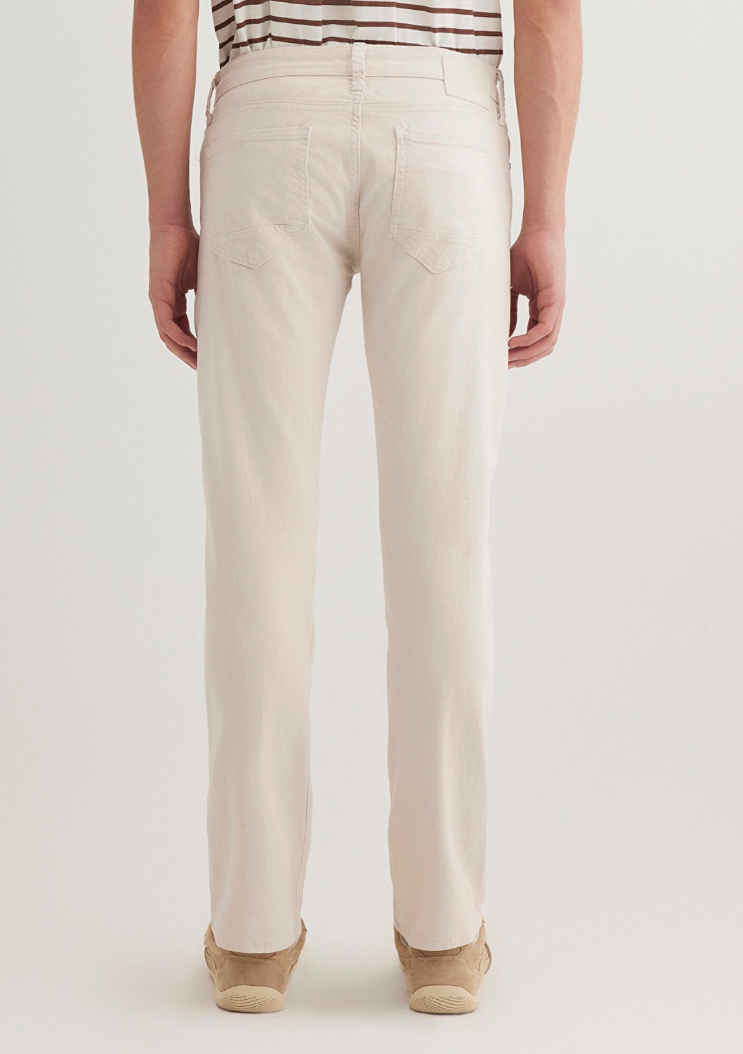 Mavi Jake Ekru Comfort Gabardin Pantolon 0042222763 görsel 5