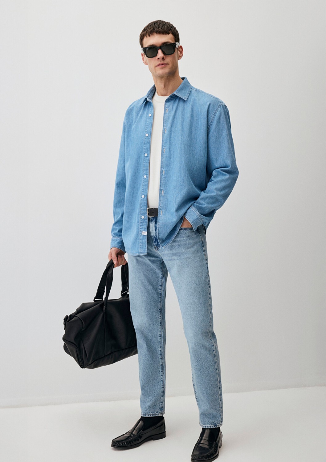 Mavi London Premium Blue Açık Mavi Jean Pantolon 0010172-89642 görsel 3