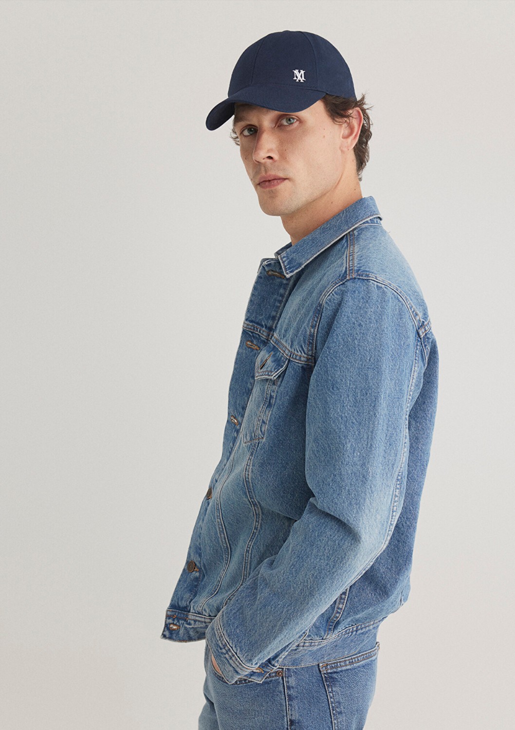 Mavi Drake Classic Denim Puslu Indigo Mavi Jean Ceket 010143-89136