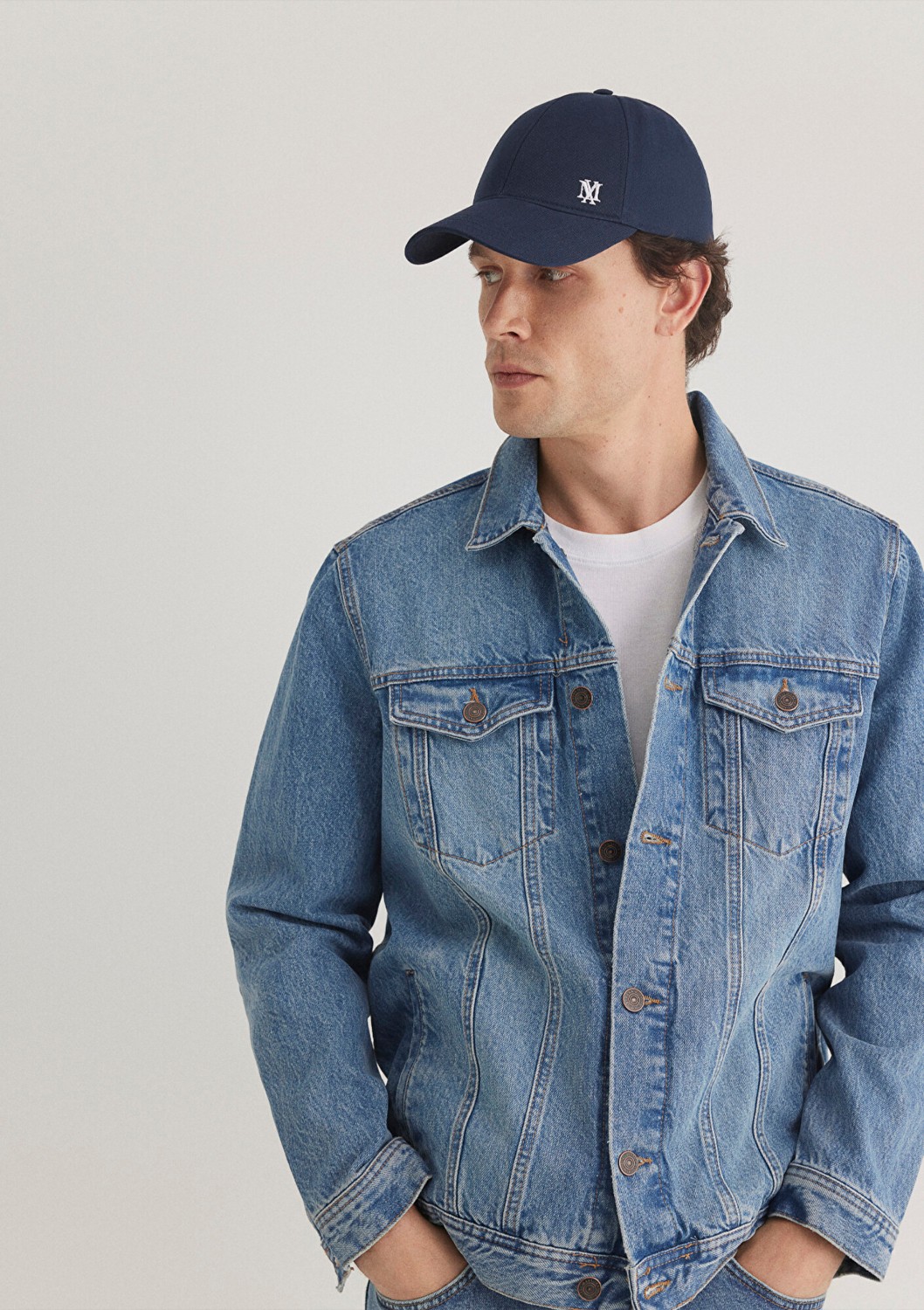 Mavi Drake Classic Denim Puslu Indigo Mavi Jean Ceket 010143-89136 görsel 2