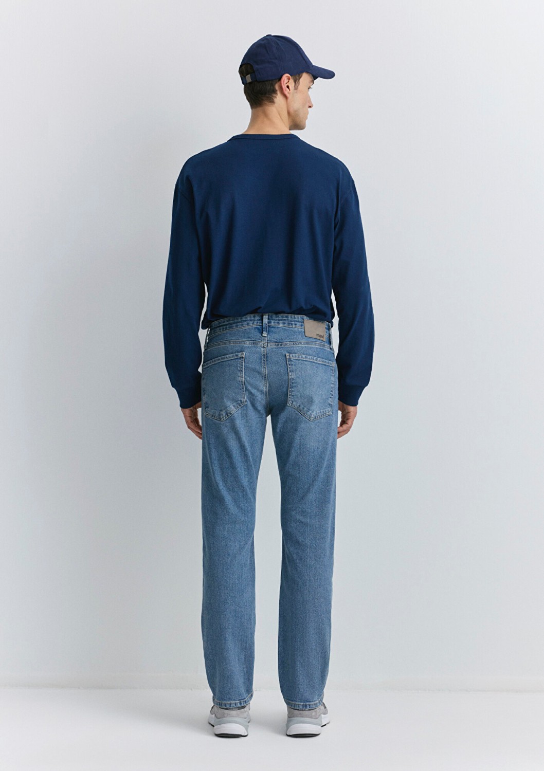 Mavi Hunter 90LAR Puslu Vintage Açık Mavi Jean Pantolon 0020289268 görsel 4