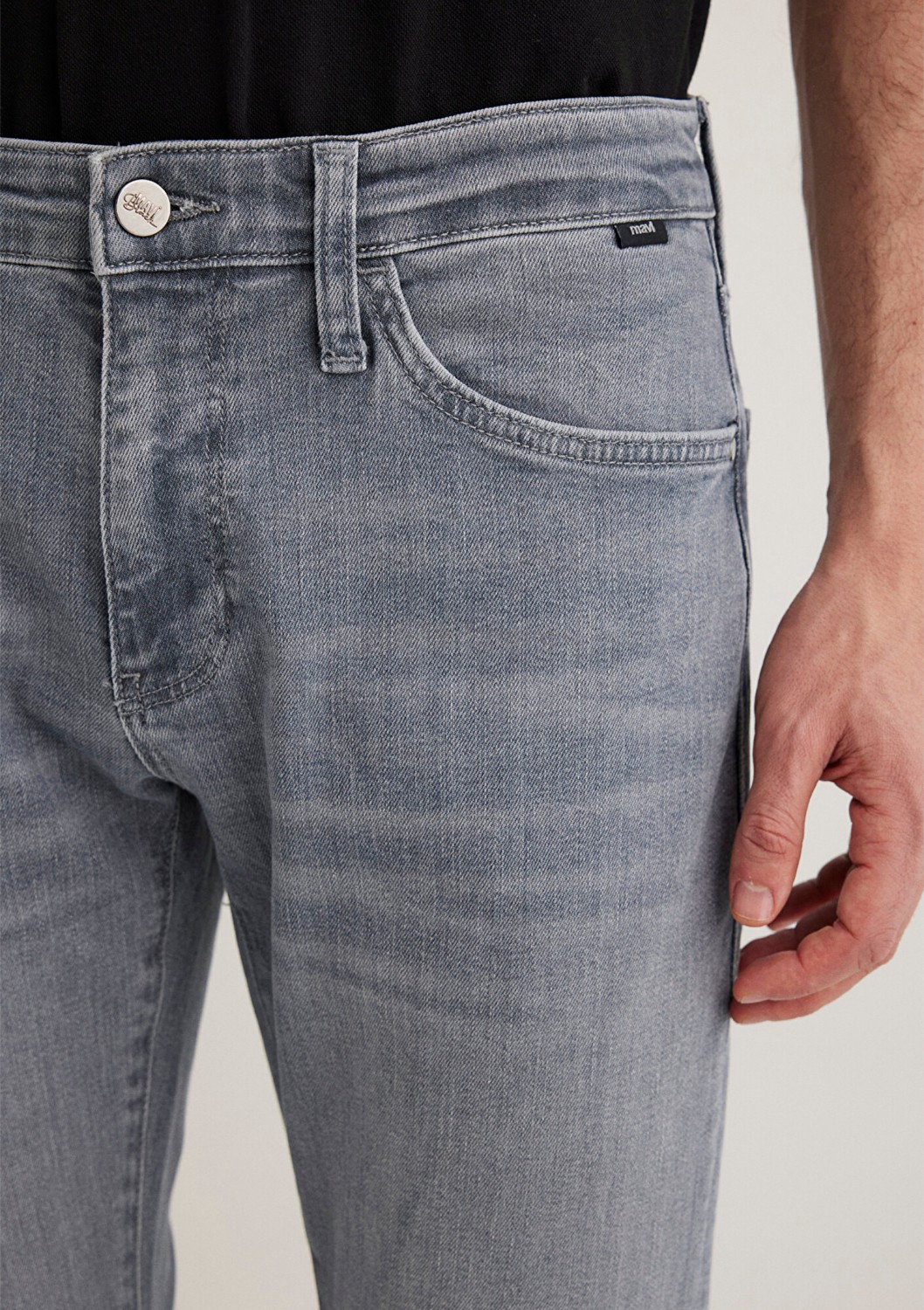 Mavi James Lux Black Gri Mavi Smoke Jean Pantolon 0042489350 görsel 5