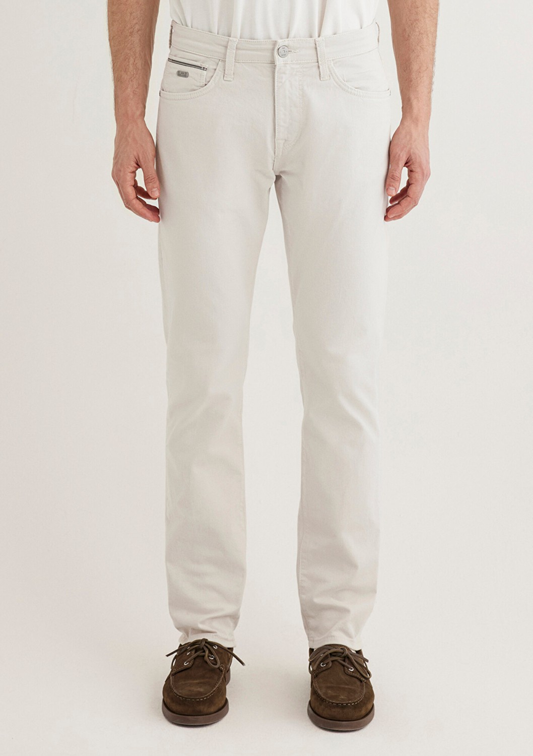 Mavi Jake Mavi Black Ekru Comfort Gabardin Pantolon 0042289464 görsel 4