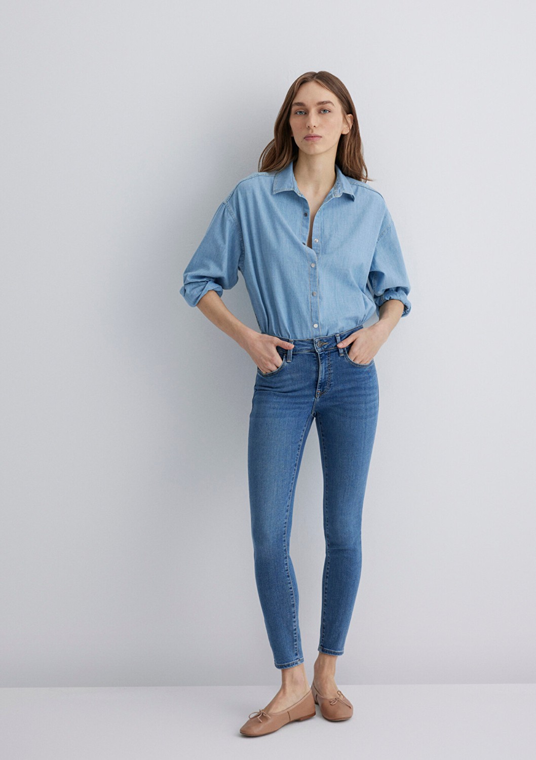 Mavi Tess Gold Premium Vintage Indigo Mavisi Jean Pantolon 100328-89570 görsel 2