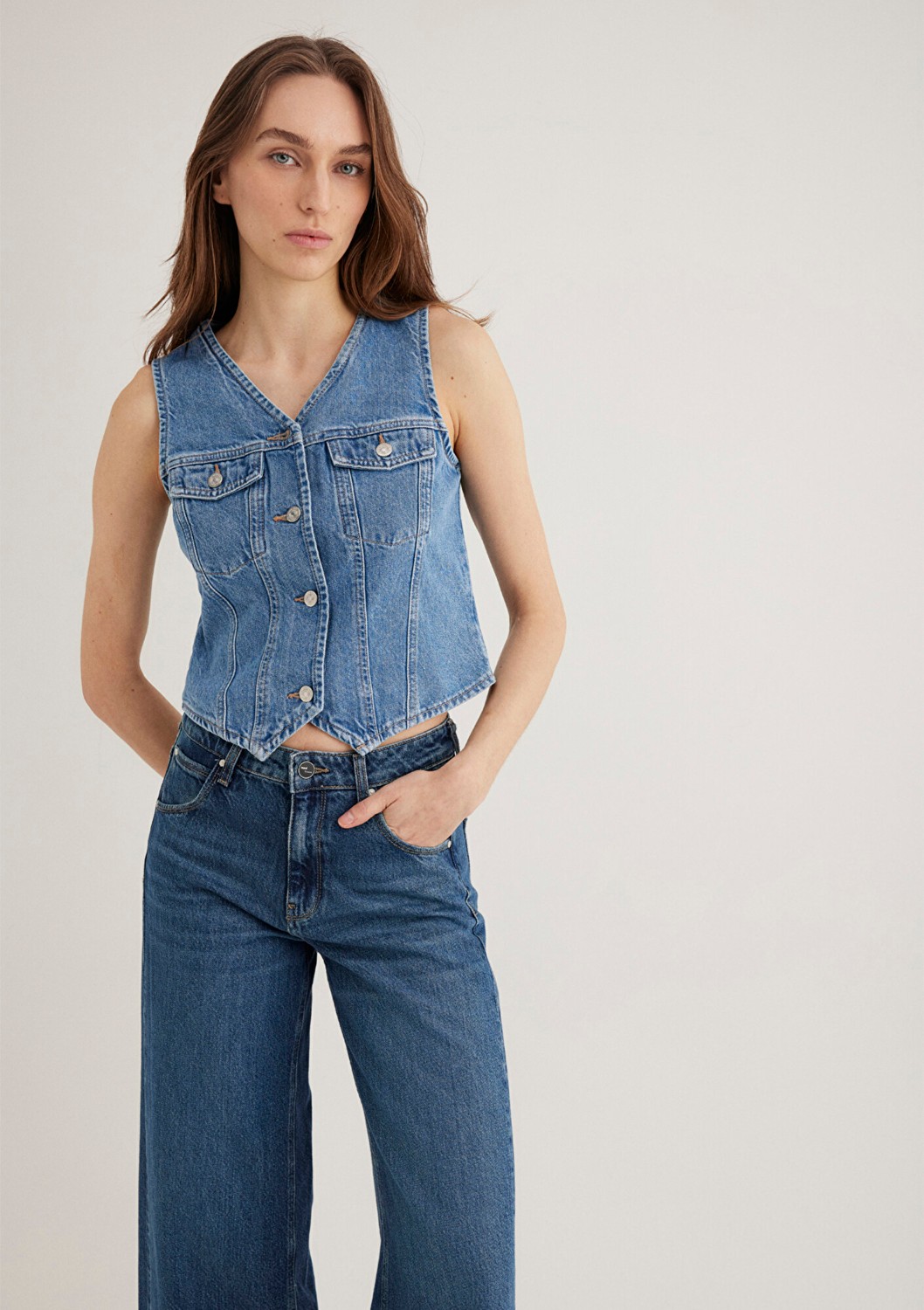Mavi Venus Real Blue Indigo Mavisi Jean Yelek 110911-89155