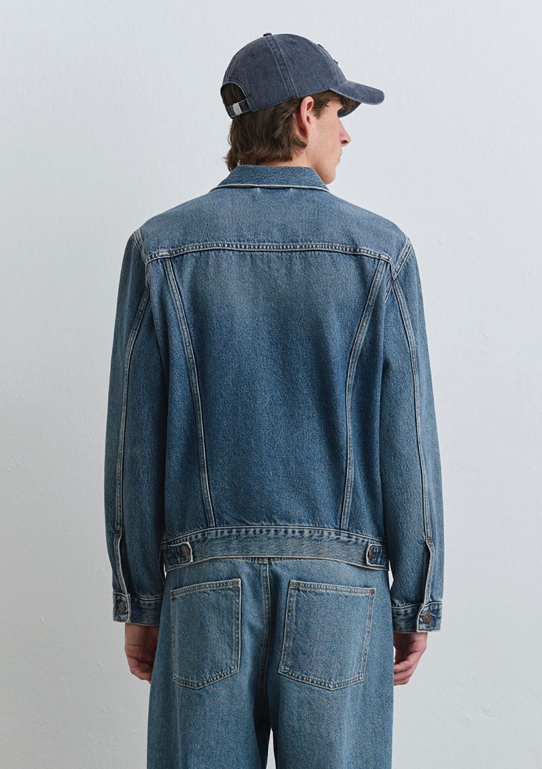 Mavi Ray Classic Denim Vintage İndigo Mavisi Jean Ceket 0110273-89412 görsel 5