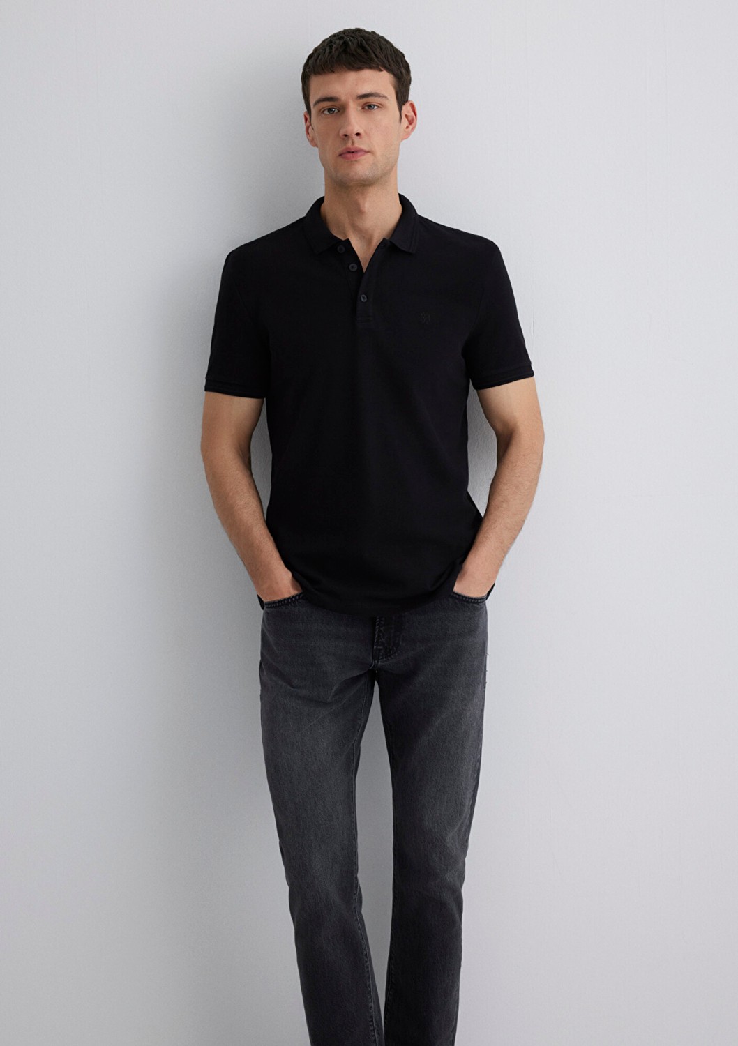 Mavi Siyah Polo Tişört 064946-21842 görsel 2