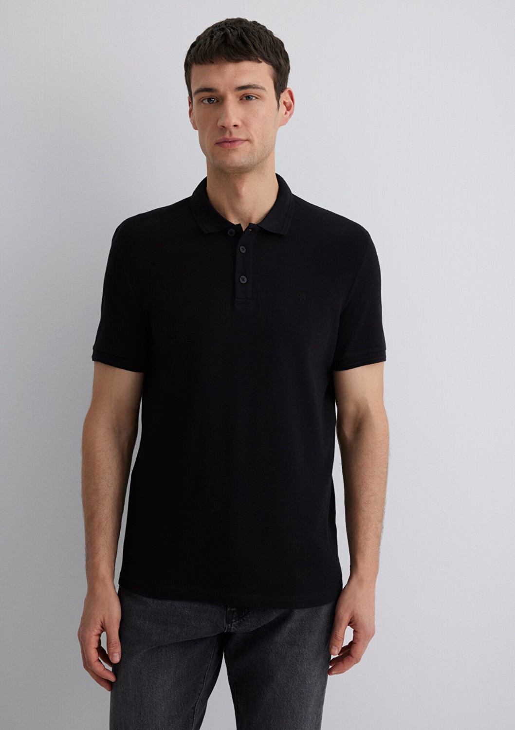 Mavi Siyah Polo Tişört 064946-21842 görsel 3