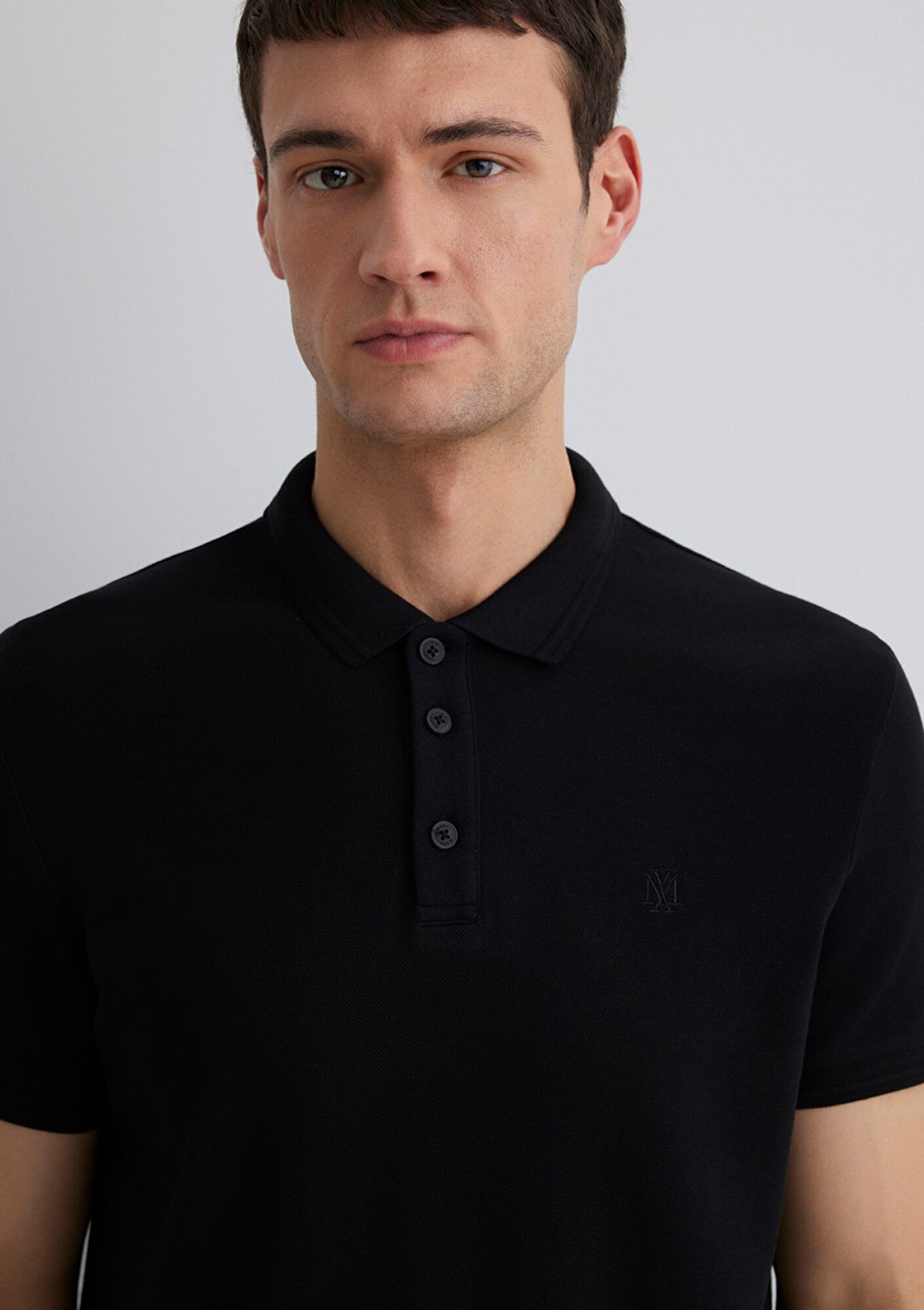 Mavi Siyah Polo Tişört 064946-21842 görsel 5