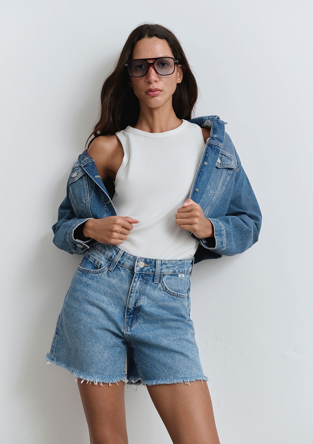 Mavi Millie 90lar İndigo Mavisi Jean Şort 1458987073 görsel 2