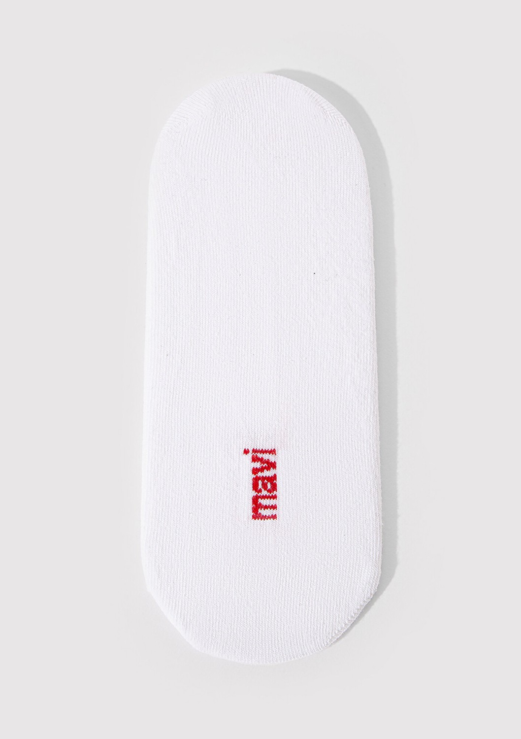 Mavi Logo Detaylı Beyaz Babet Çorap 1912779-620 görsel 2