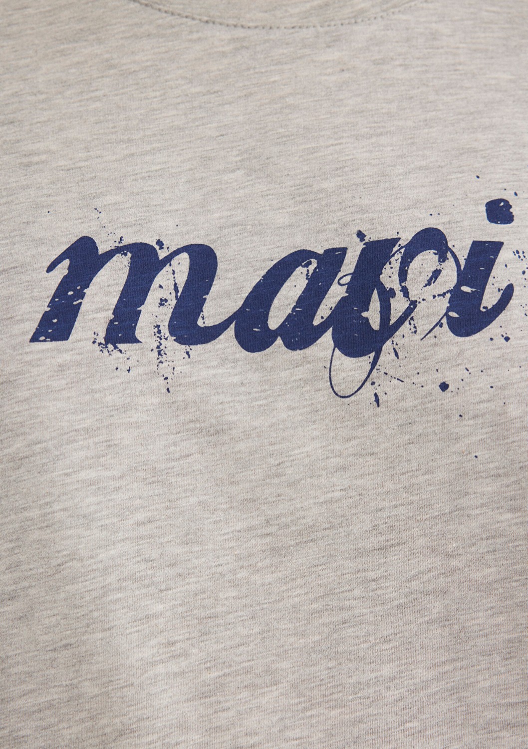 Mavi Logo Baskılı Gri Tişört 166422-25702 görsel 7