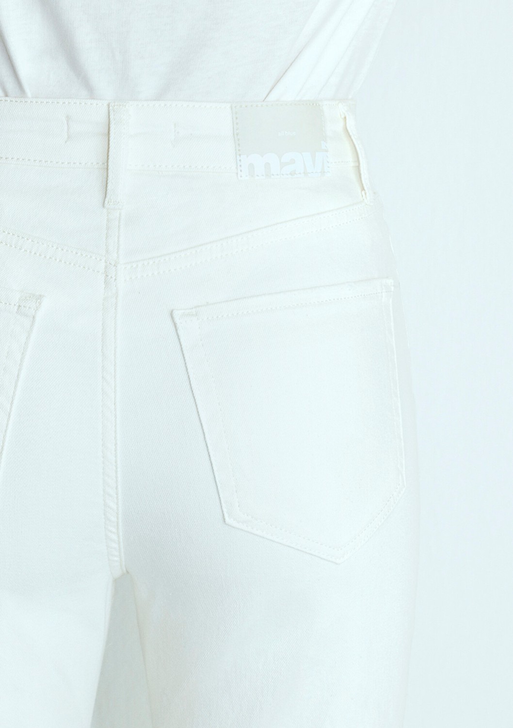 Mavi Star Real Blue Kırık Beyaz Jean Pantolon 101077-31868 görsel 7