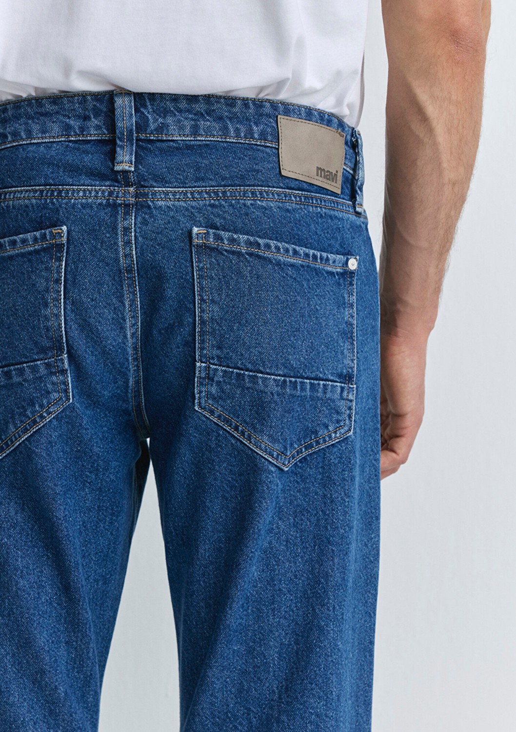 Mavi Hunter 90lar İndigo Mavisi Jean Pantolon 0020233733 görsel 7