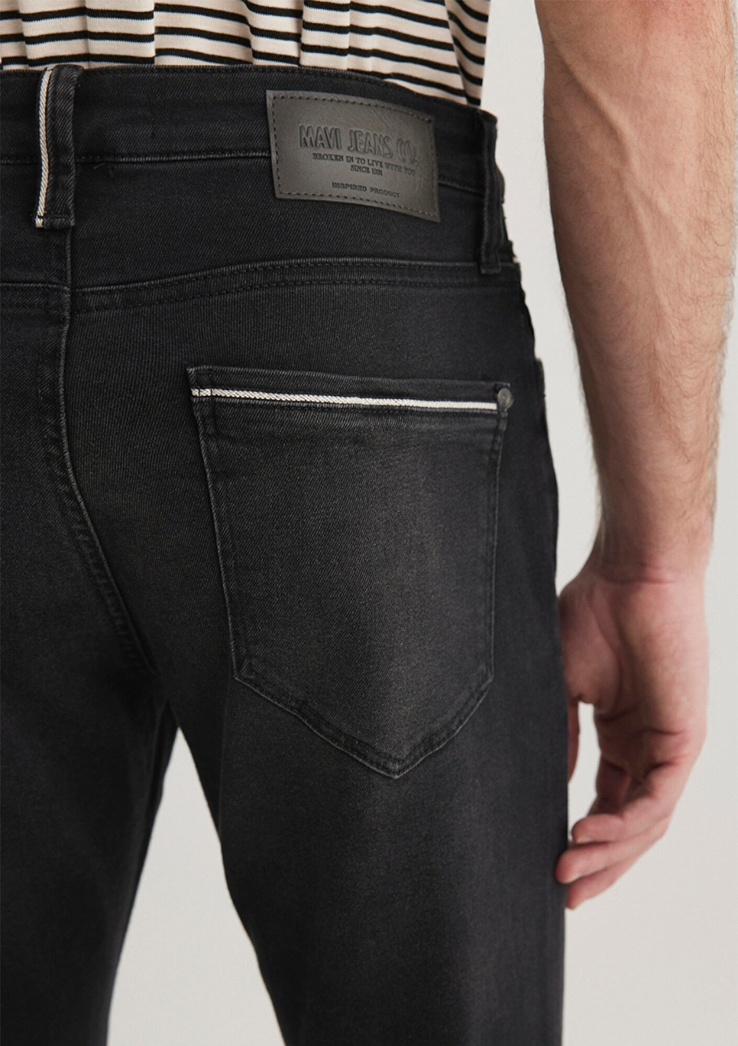 Mavi Marcus Mavi Black Antrasit Smoke Jean Pantolon 0035133159 görsel 8