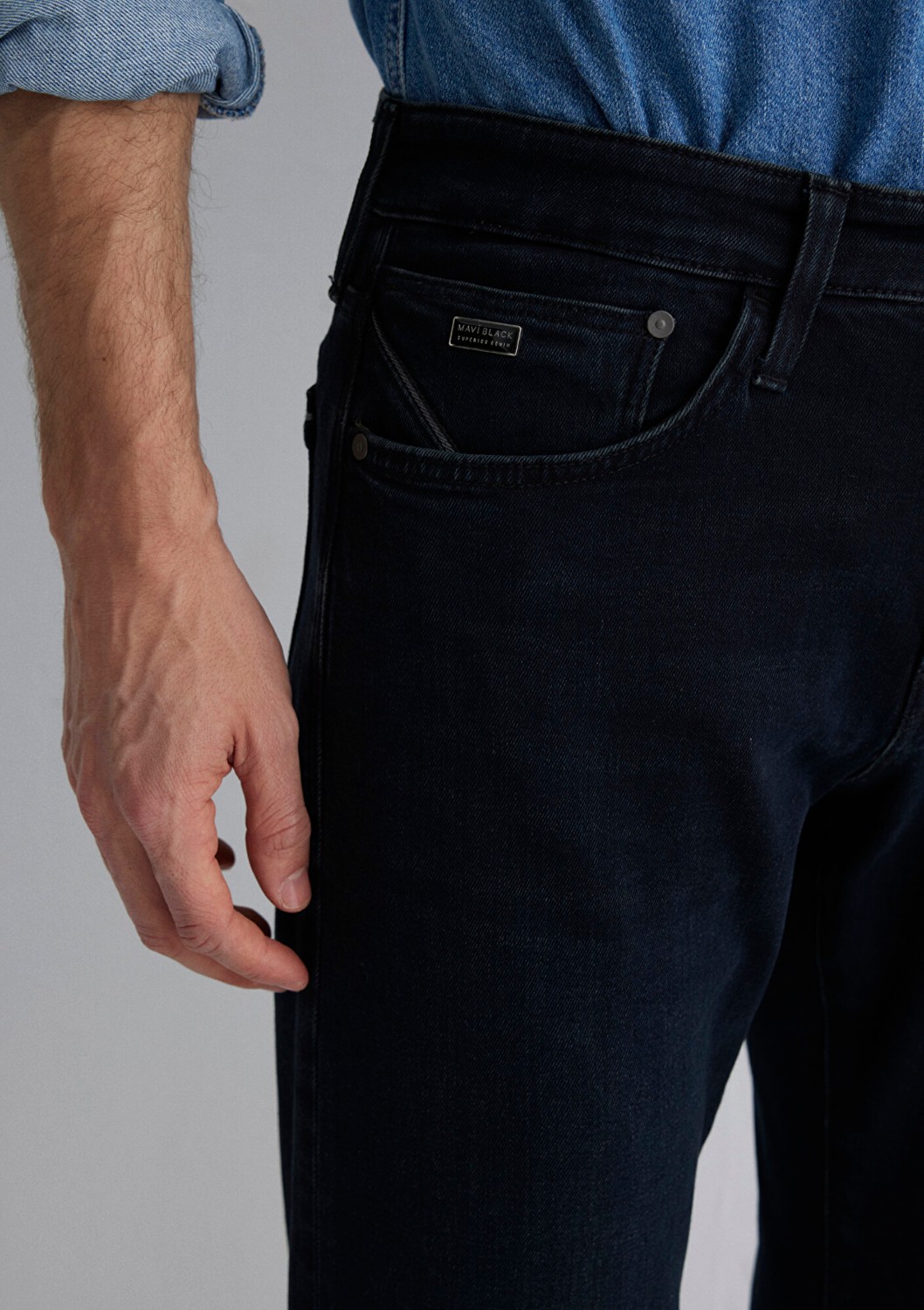 Mavi Hunter Mavi Black Mürekkep Mavi Jean Pantolon 0020234818 görsel 6