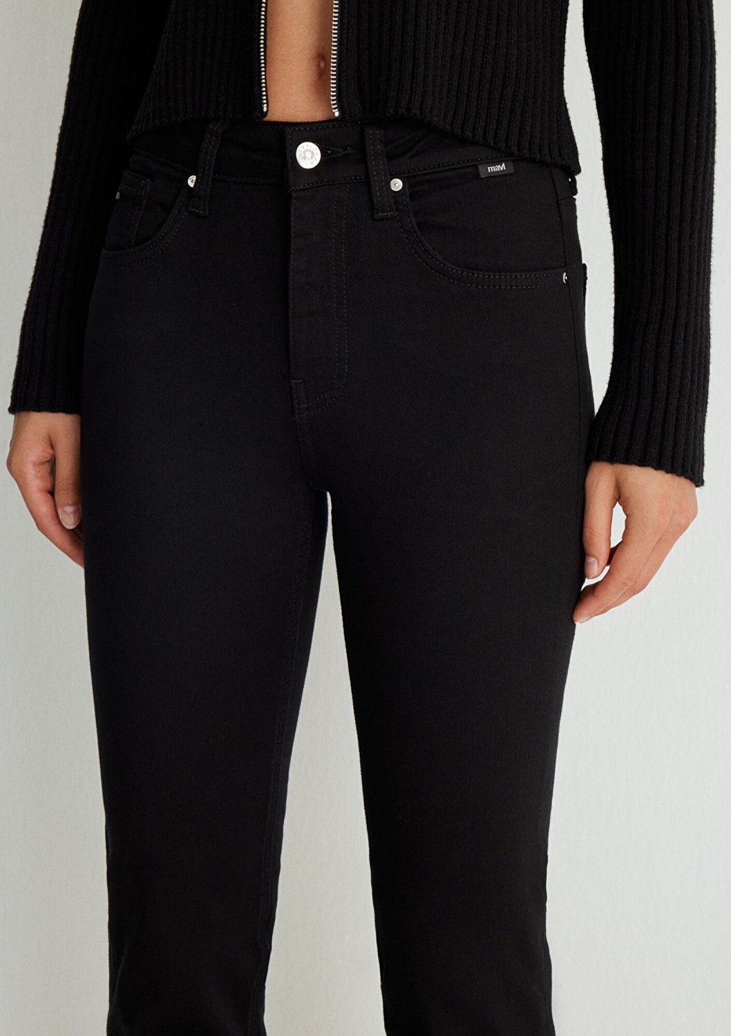 Mavi Maria Gold Shape Siyah Jean Pantolon 101225-80710 görsel 7