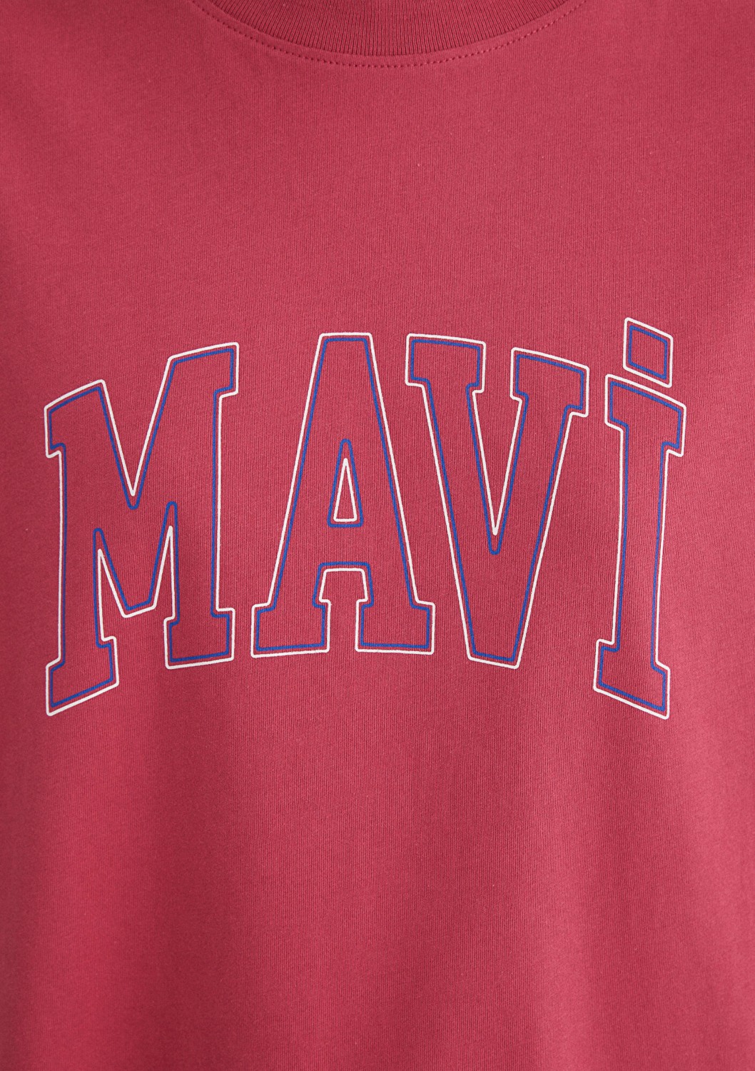 Mavi Logo Baskılı Pembe Tişört 1611193-70931 görsel 7